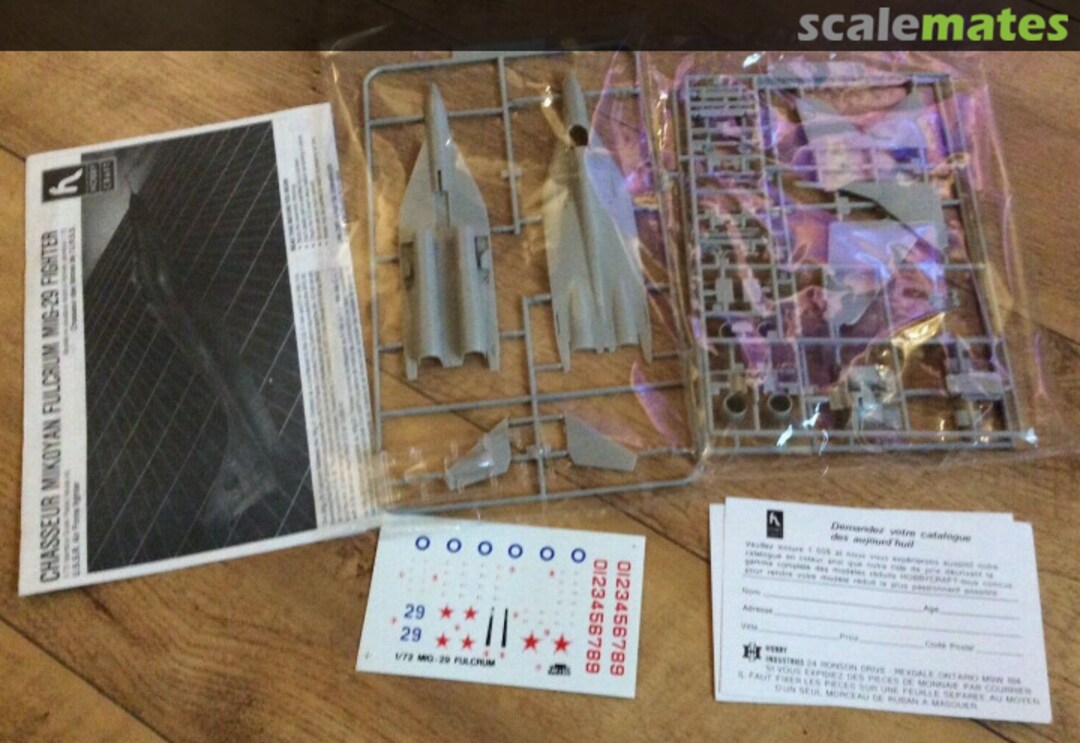 Contents MiG-29 Fulcrum  Hobbycraft