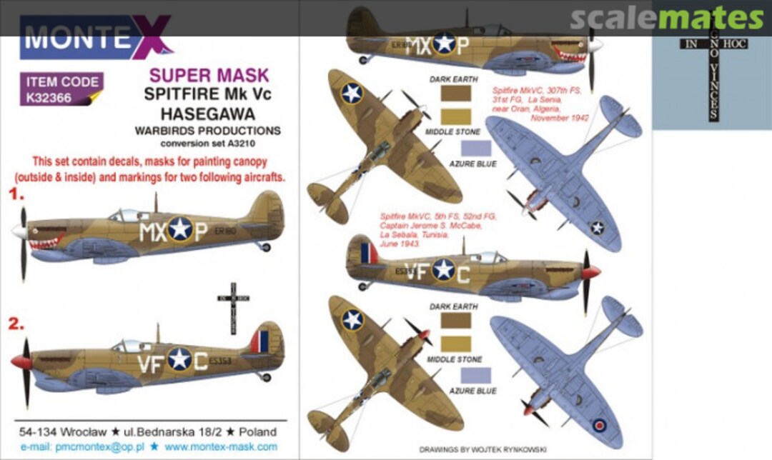 Boxart Spitfire Mk.VC K32366 Montex