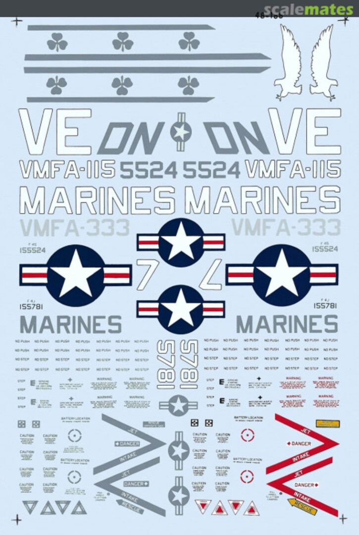 Boxart USMC F-4J/S Lo Viz 48-0188 SuperScale International