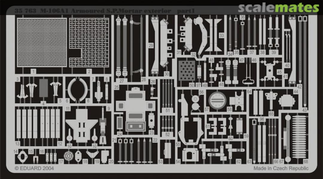 Boxart M-106A1 Armoured S.P.Mortar exterior 35763 Eduard