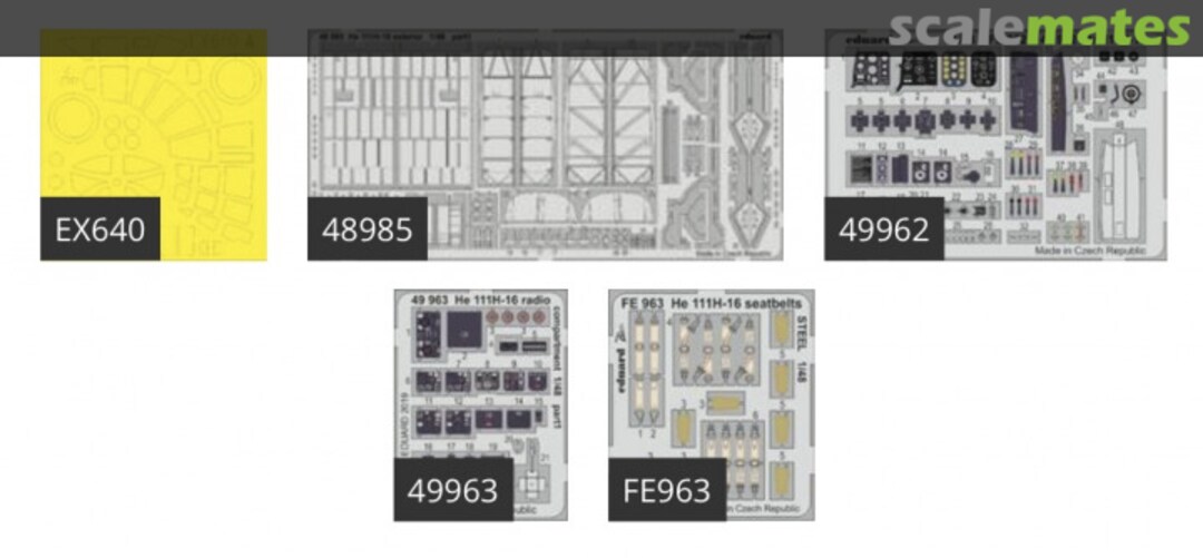 Contents He 111 H-16 BIG49218 Eduard