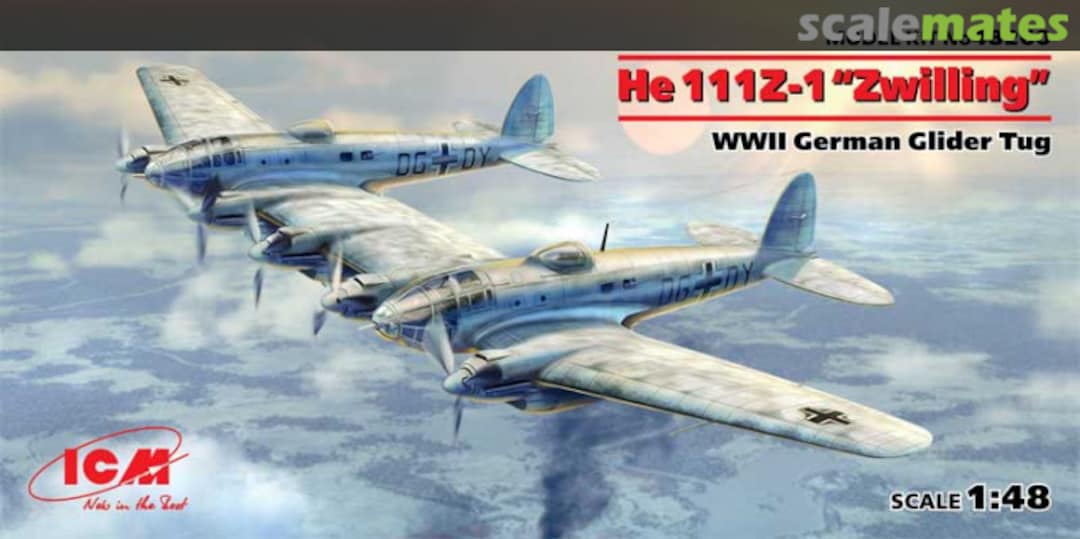 Boxart He 111Z-1 “Zwilling" 48260 ICM