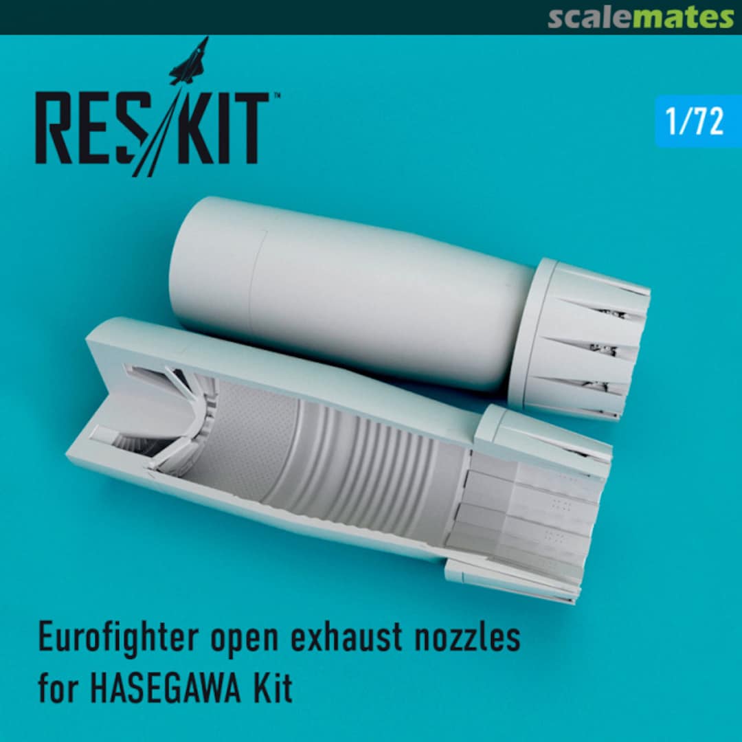 Boxart Eurofighter open exhaust nozzles RSU72-0106 ResKit