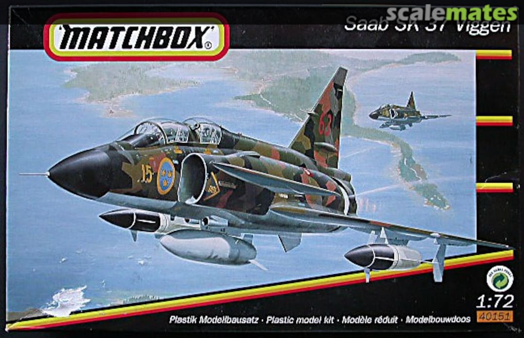 Boxart Saab SK 37 Viggen 40151 Matchbox