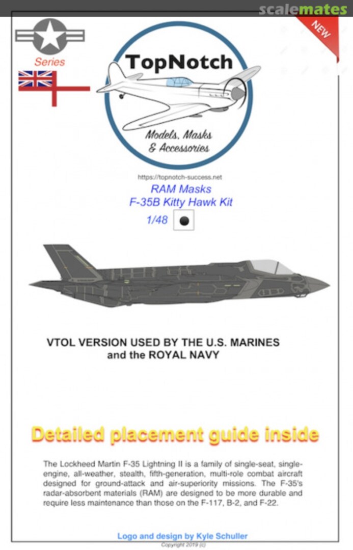 Boxart F-35B Kittyhawk Kit TNM48-S014 TopNotch