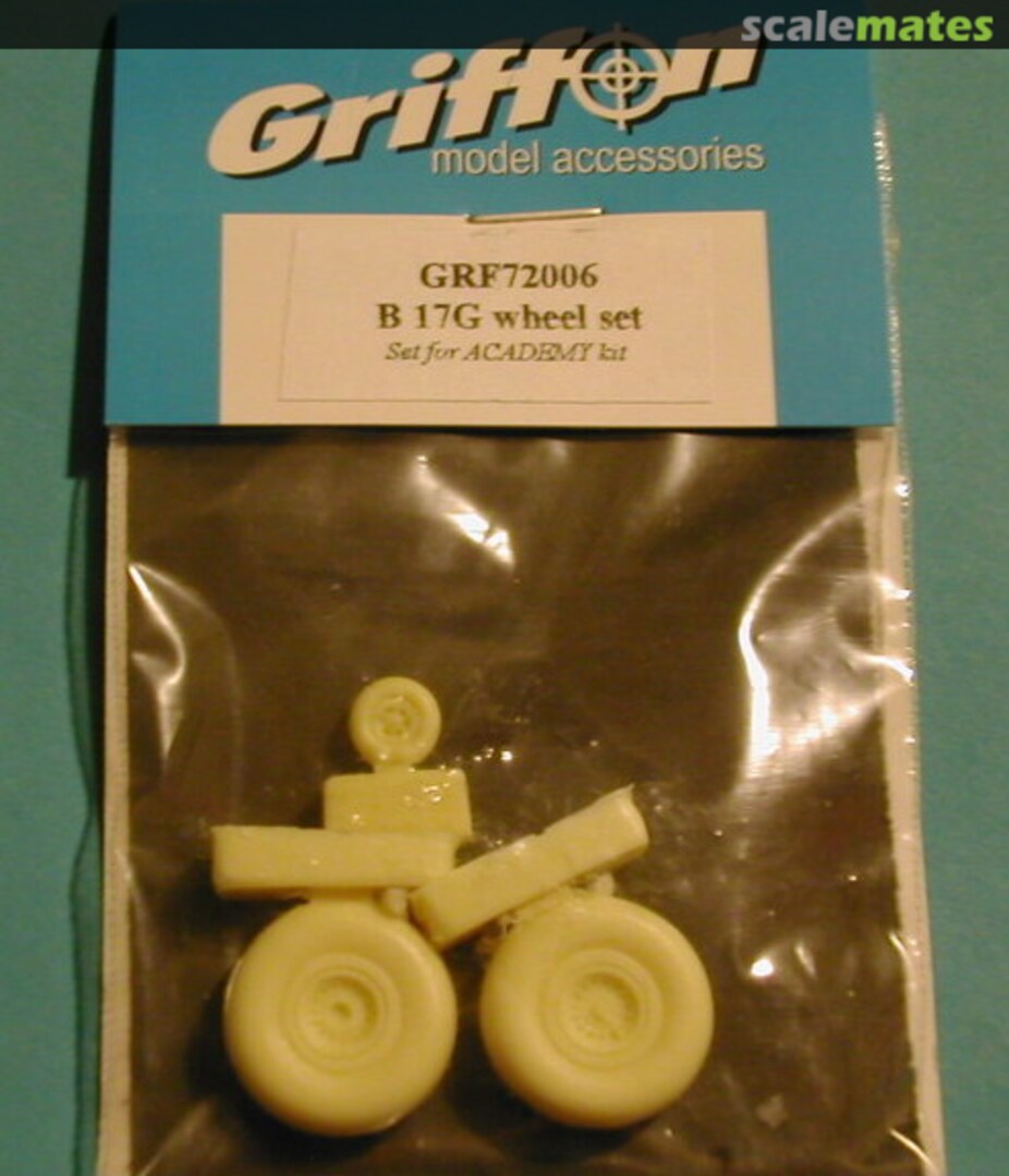 Boxart B 17G Flying Fortress - wheel set GRF72006 Griffon Model