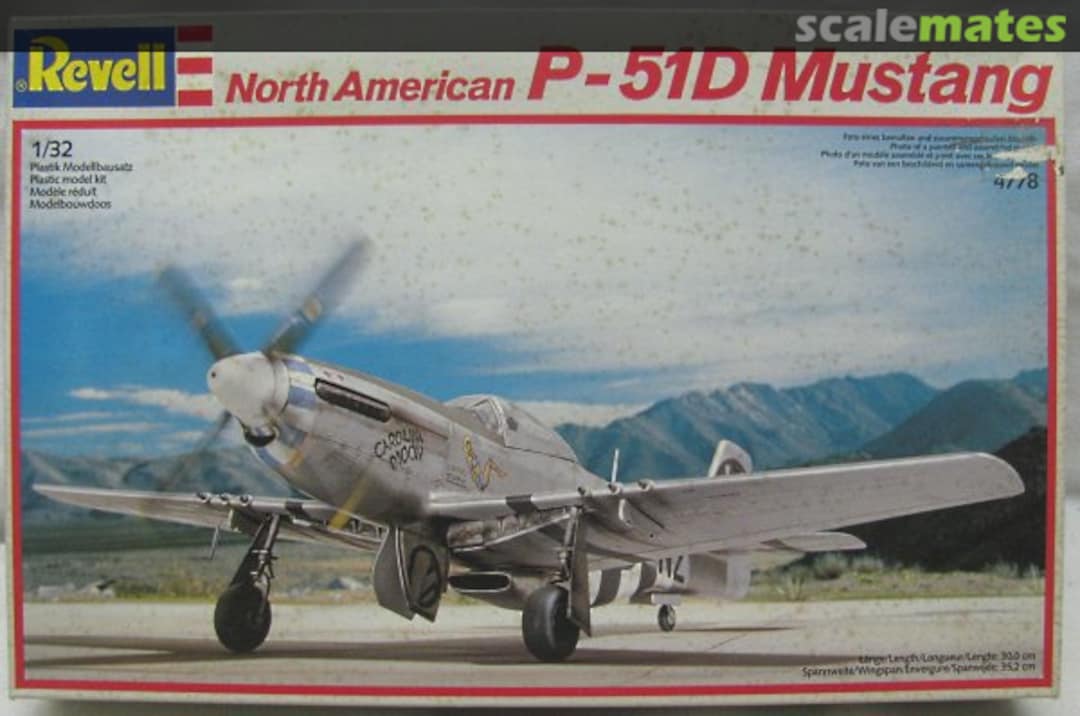 Boxart North American P-51D Mustang 4778 Revell