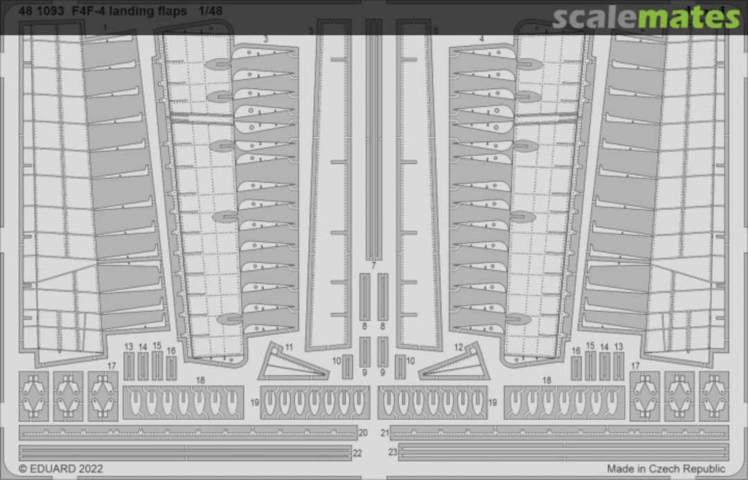 Boxart F4F-4 landing flaps 481093 Eduard