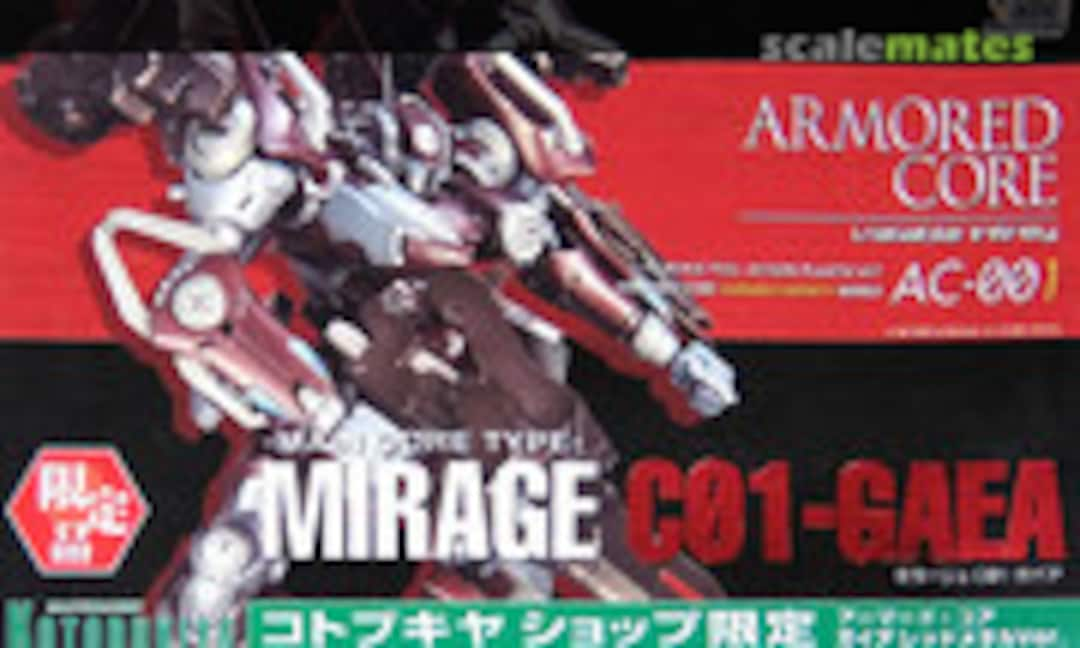 1:72 Main Core Type Mirage C01-Gaea Red Metal Ver. (Kotobukiya VI-06)