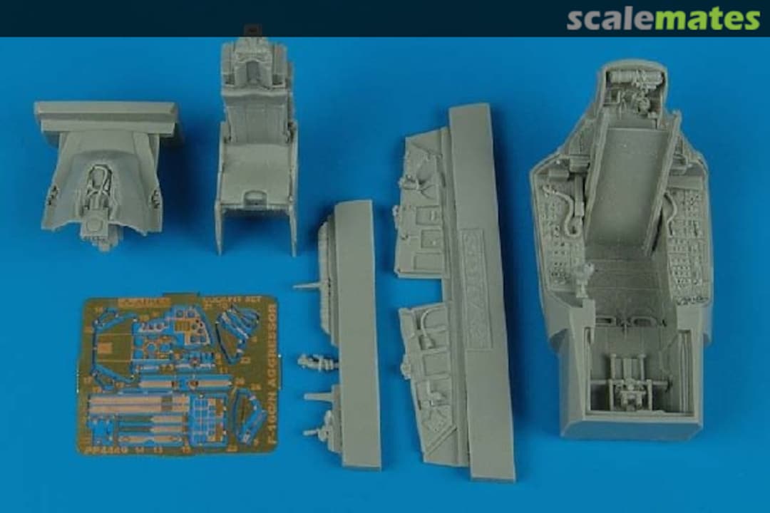 Boxart F-16C/N Aggressor cockpit set 4449 Aires