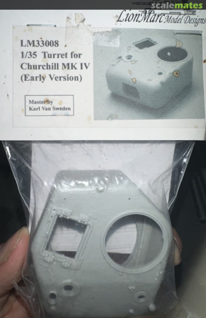 Boxart Churchill Mk IV Turret (Early Version) LM33008 LionMarc