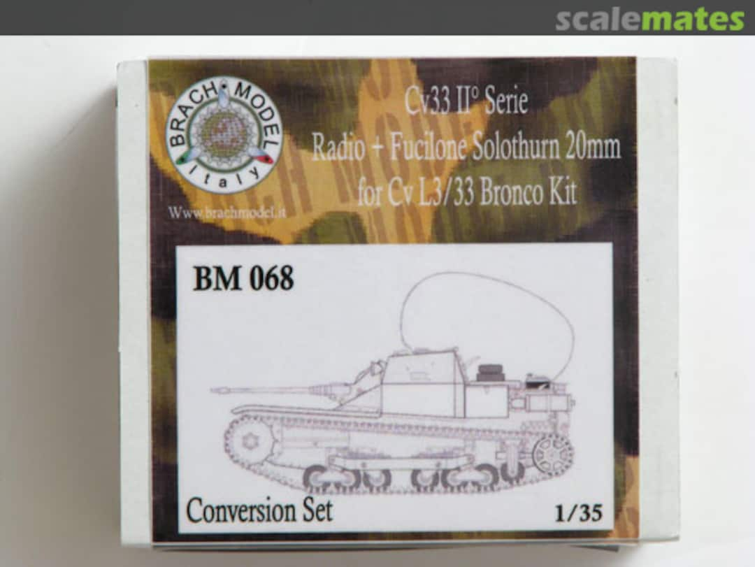 Boxart Cv33 II°Serie Radio + Solothurn 20mm BM068 Brach Model