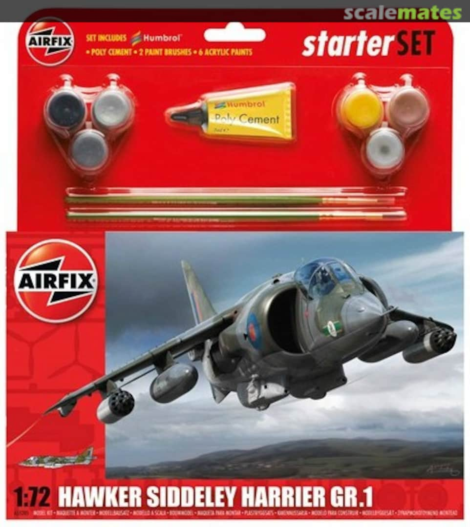 Boxart Hawker Siddeley Harrier GR.1 A55205 Airfix