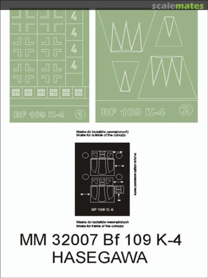 Boxart Bf 109K-4 MM32007 Montex