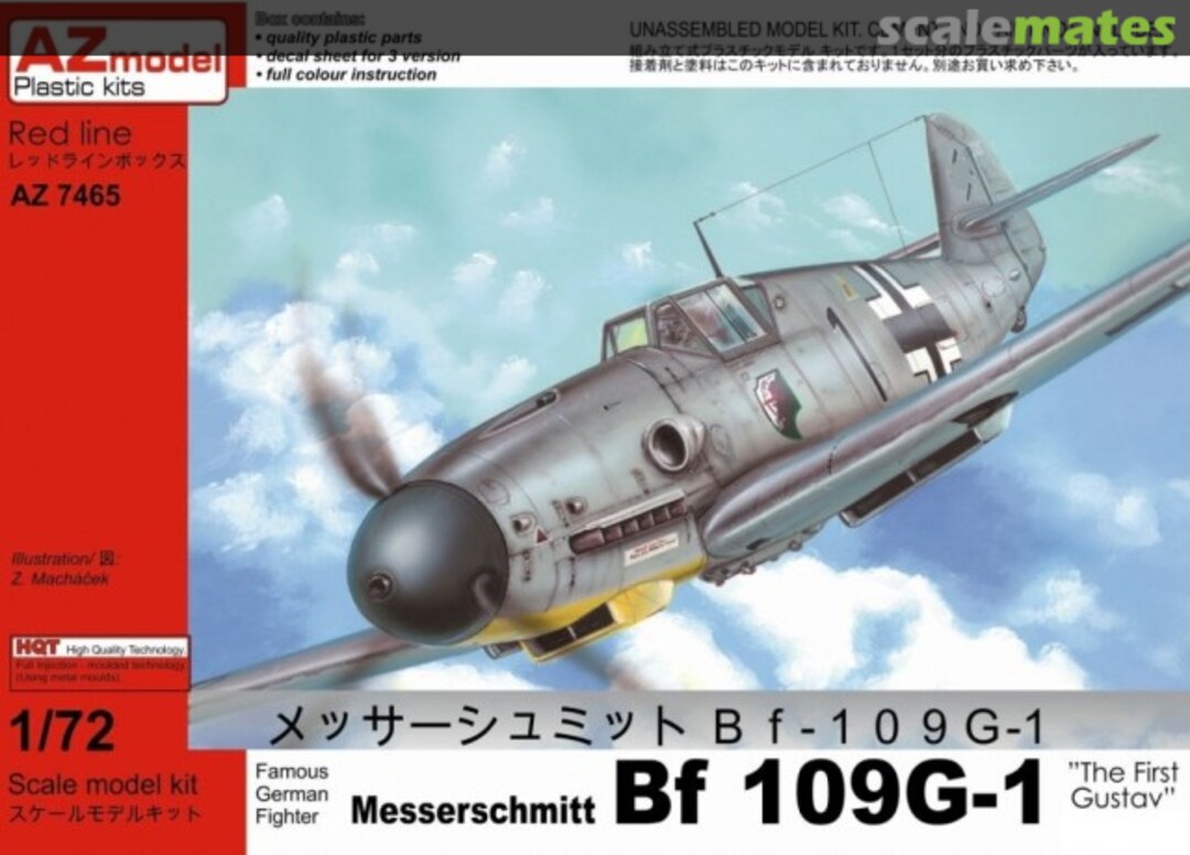 Boxart Messerschmitt Bf 109G-1 AZ7465 AZmodel