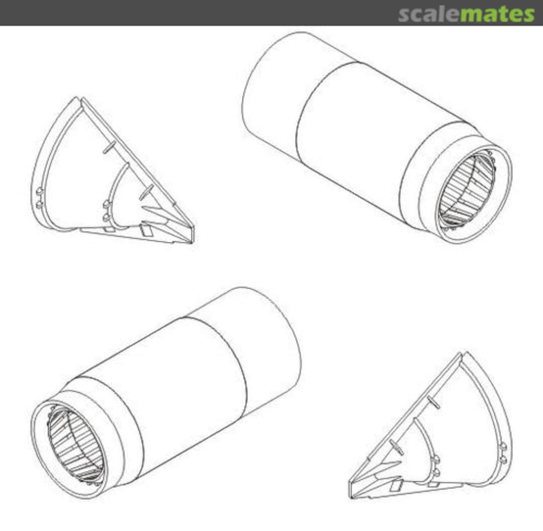 Boxart TSR.2 - Intake FOD Covers & Exhausts 7189 CMK