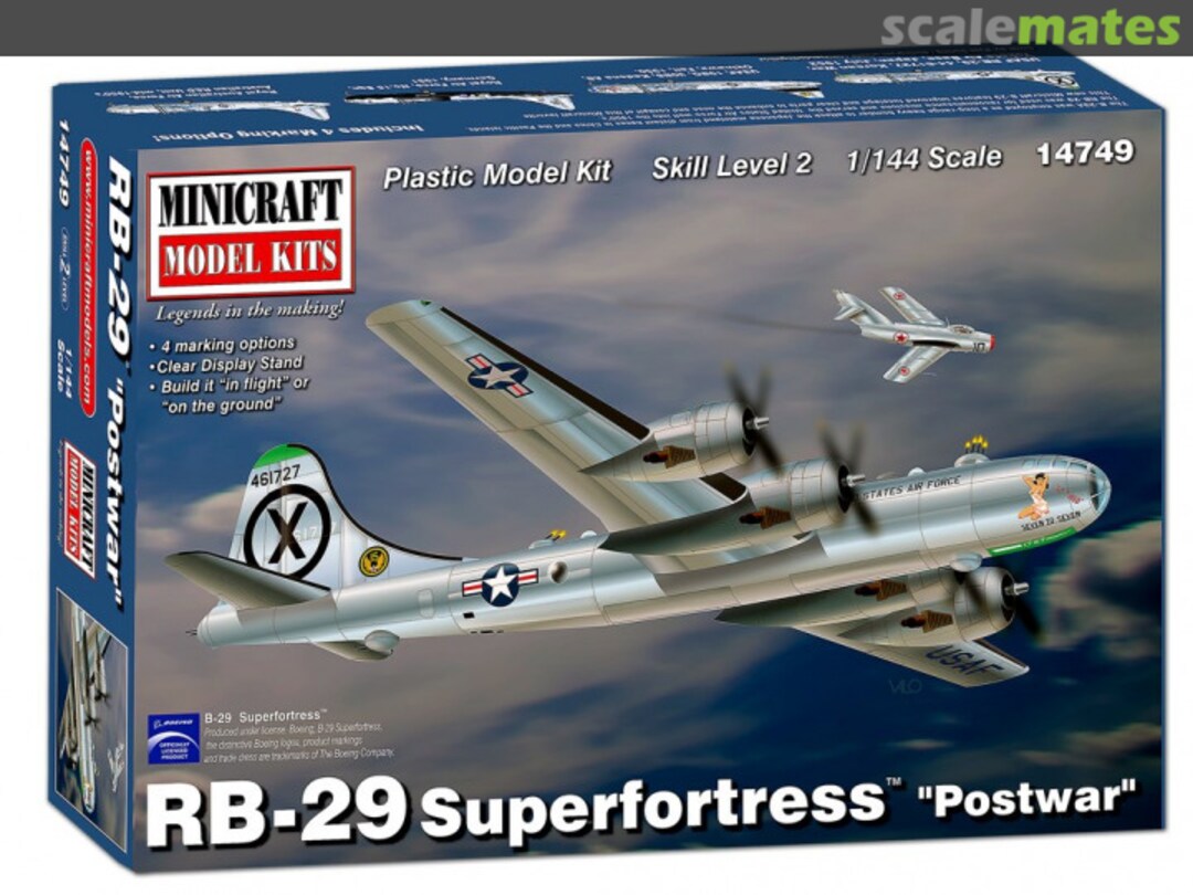 Boxart RB-29 Superfortress "Postwar" 14749 Minicraft Model Kits