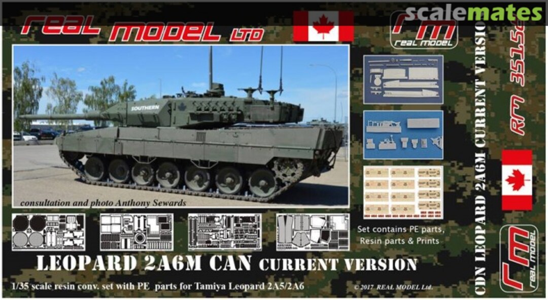 Boxart Leopard 2A6M CAN Current Version RM35158 Real Model