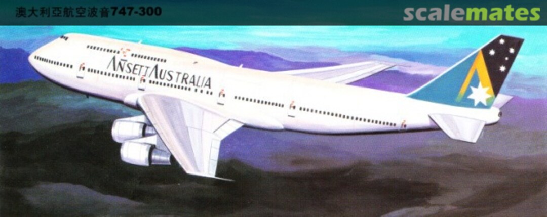 Boxart Ansett Australia B747-300 00611 Trumpeter