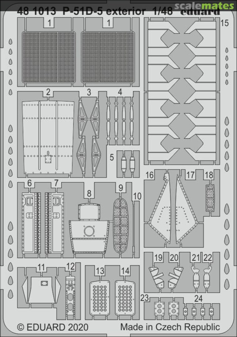 Boxart P-51D-5 exterior 481013 Eduard