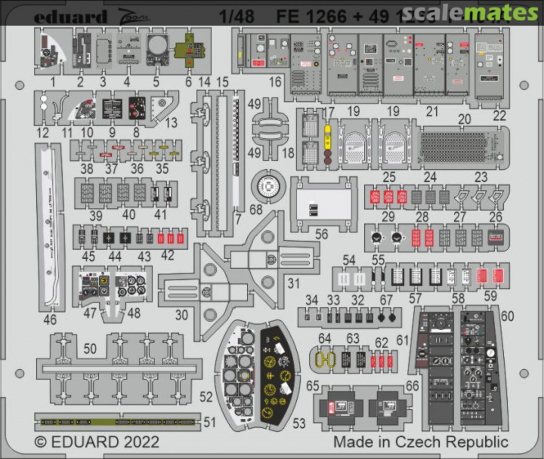 Boxart F-104A FE1266 Eduard