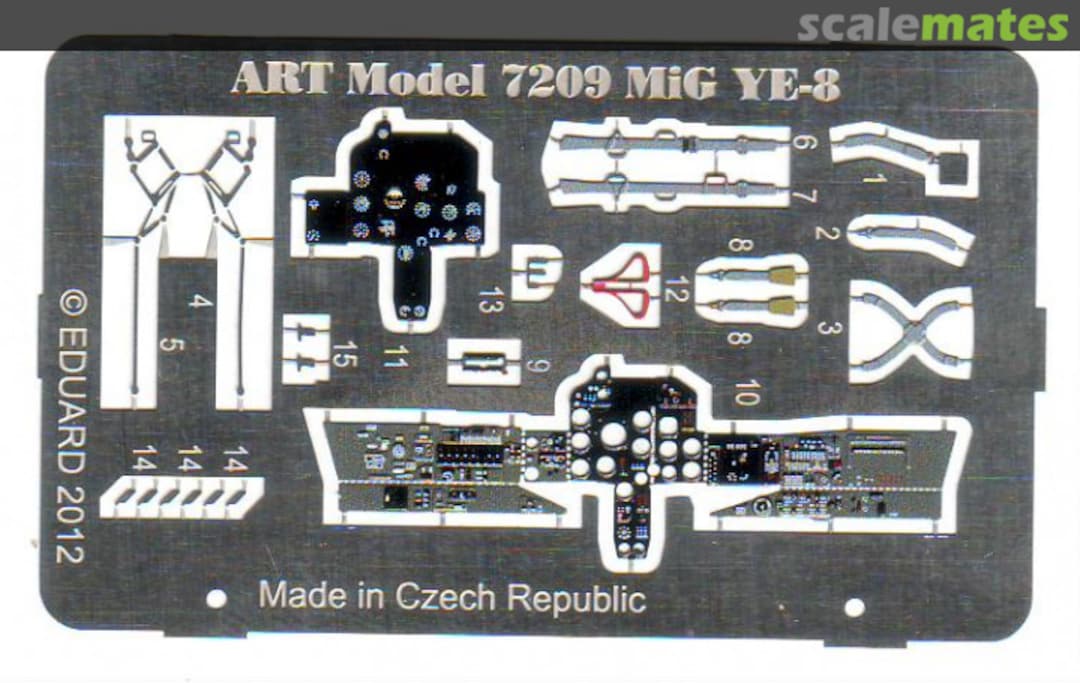 Boxart Mikoyan Gurevich Mig YE-8 7209E Eduard