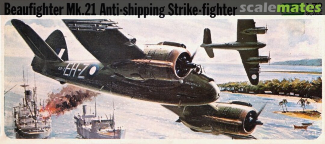 Boxart Beaufighter Mk.21 Anti-shipping Strike-fighter F291 FROG