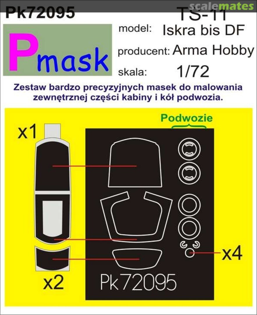 Boxart TS-11 Iskra bis DF Pk72095 Pmask