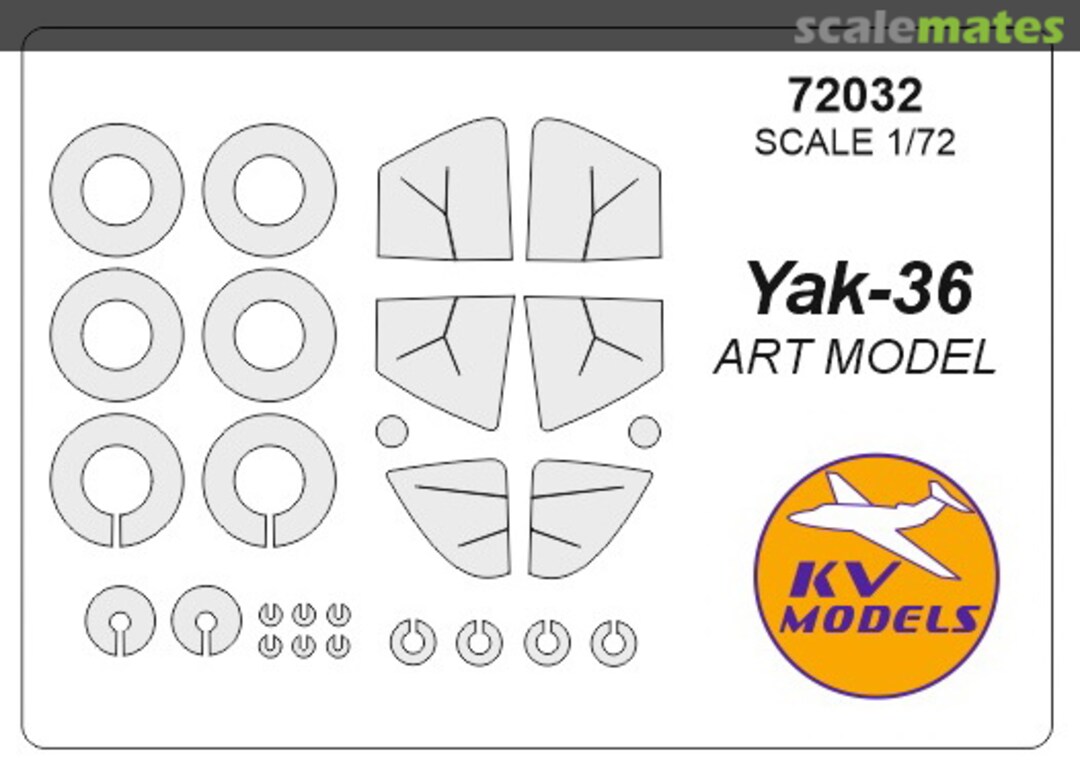 Boxart Yak-36 72032 KV Models