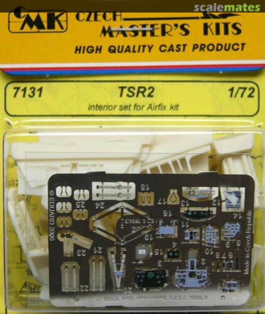 Boxart TSR2 interior set 7131 CMK