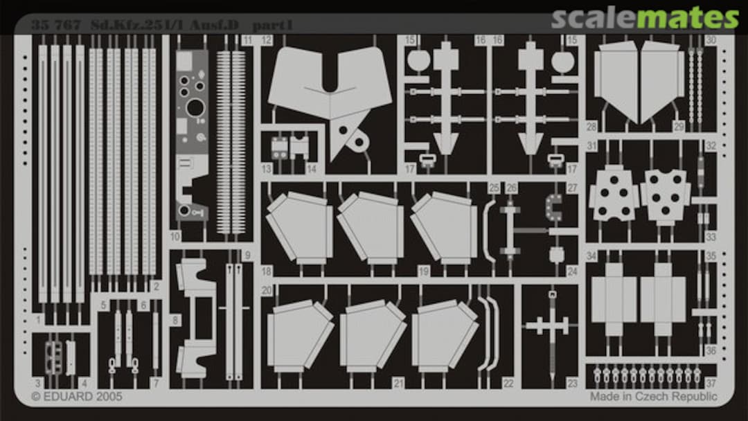Boxart Sd.Kfz.251/1 Ausf.D 35767 Eduard