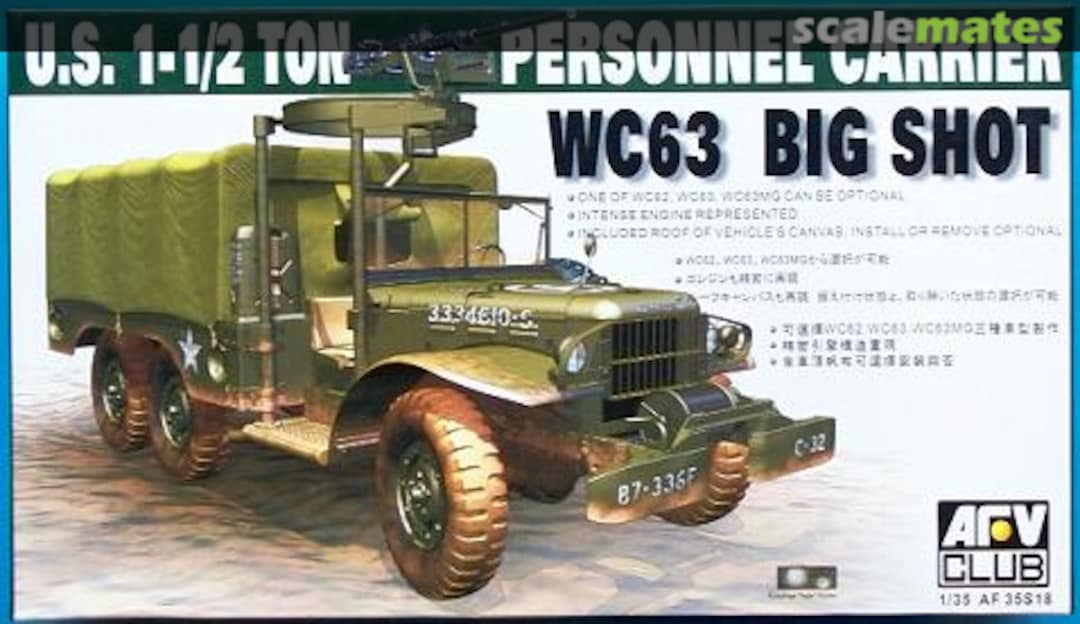 Boxart WC63 Big Shot AF35S18 AFV Club