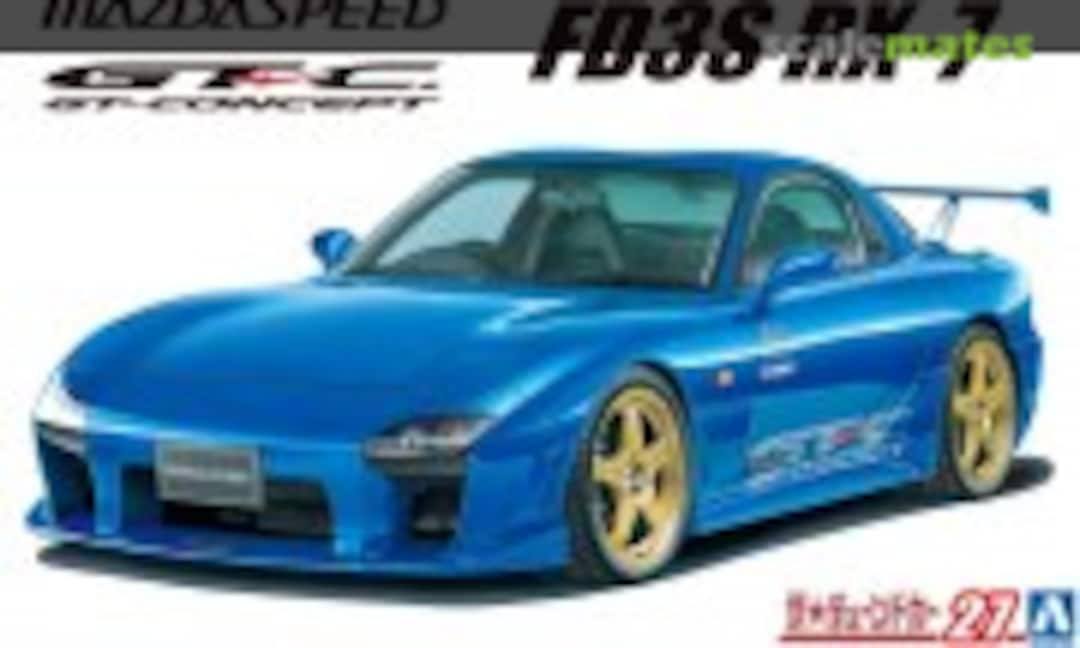 1:24 Mazda Speed FD3S RX-7 A Spec GT Concept '99 (Aoshima 061473)