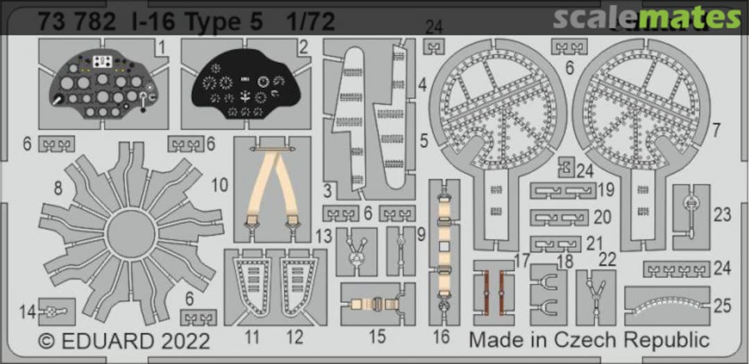 Boxart I-16 Type 5 73782 Eduard