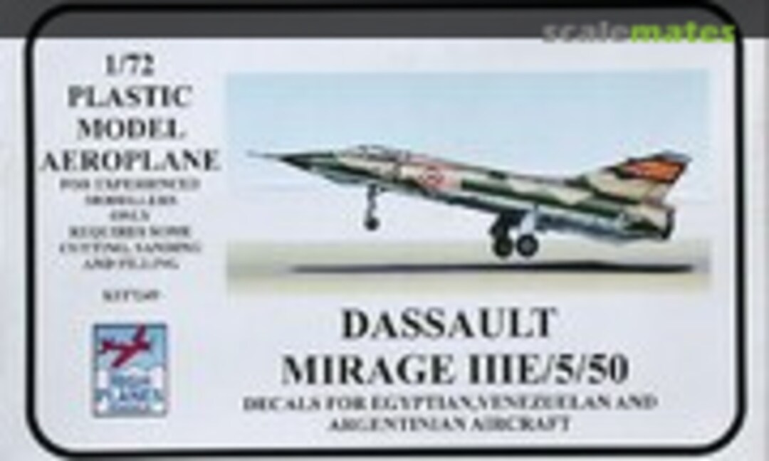 1:72 Dassault Mirage IIIE/5/50 (High Planes Models 7249)