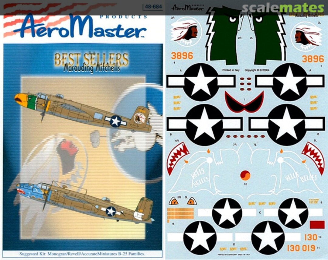 Boxart Best Sellers Marauding Mitchells Pt. II 48-684 AeroMaster