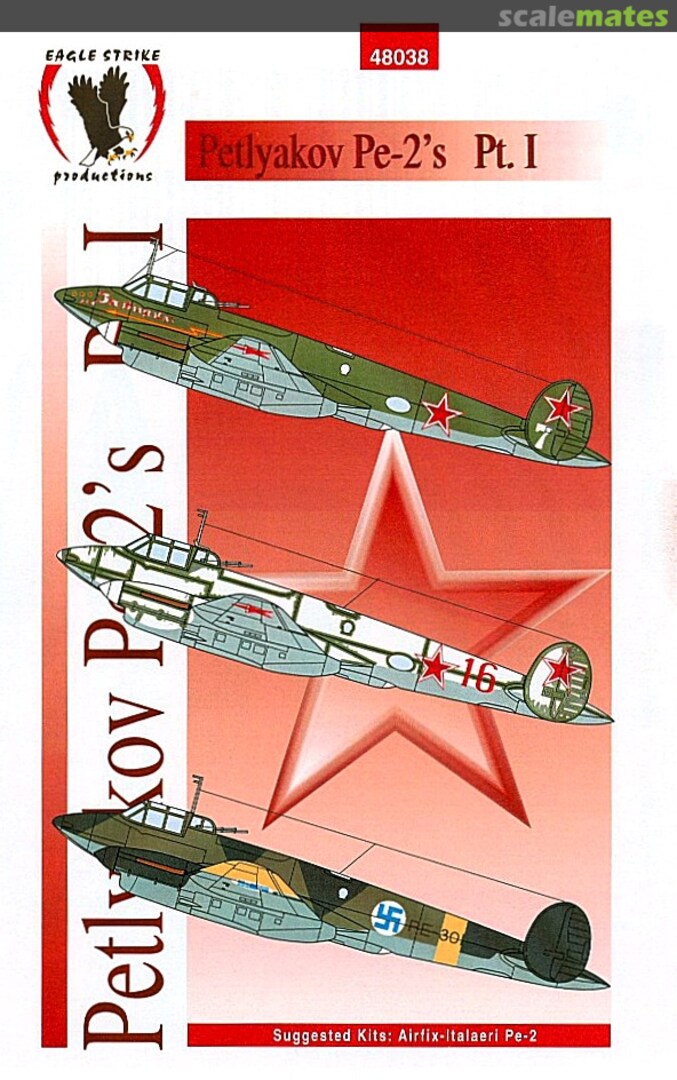 Boxart Petlyakov Pe-2's Pt. I 48038 Eagle Strike Productions