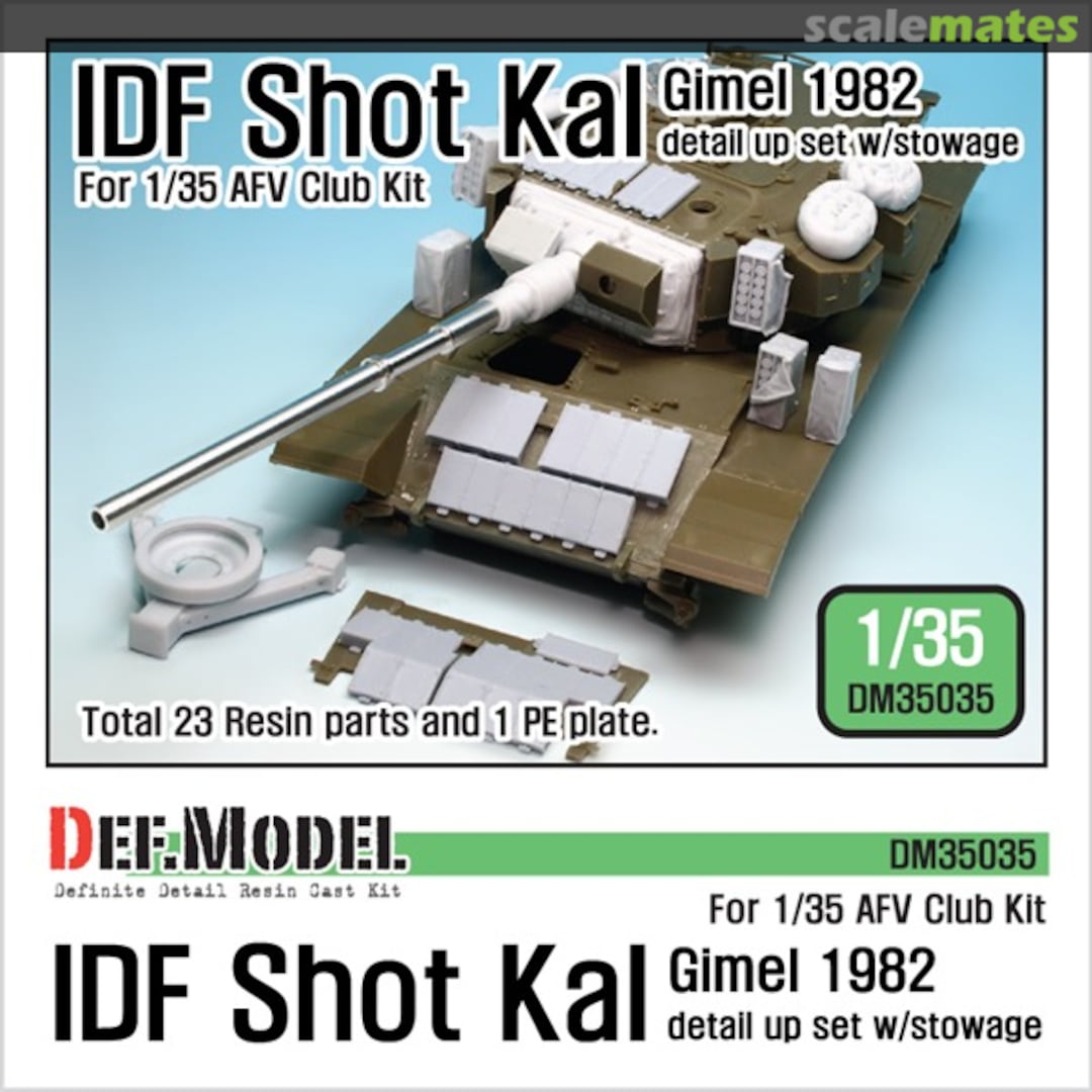 Boxart IDF Shot Kal Gimel 1982 Basic Set w/Stowage (AFV Club) DM35035 Def.Model