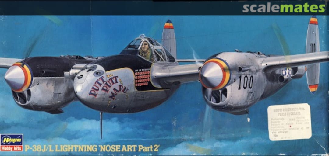 Boxart P-38J/L Lightning 51594 Hasegawa