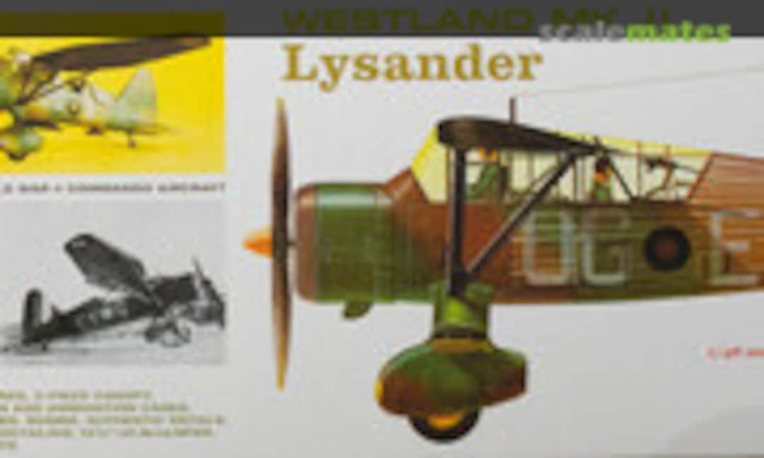 1:48 Westland MK.II Lysander (Hawk HL410/12)