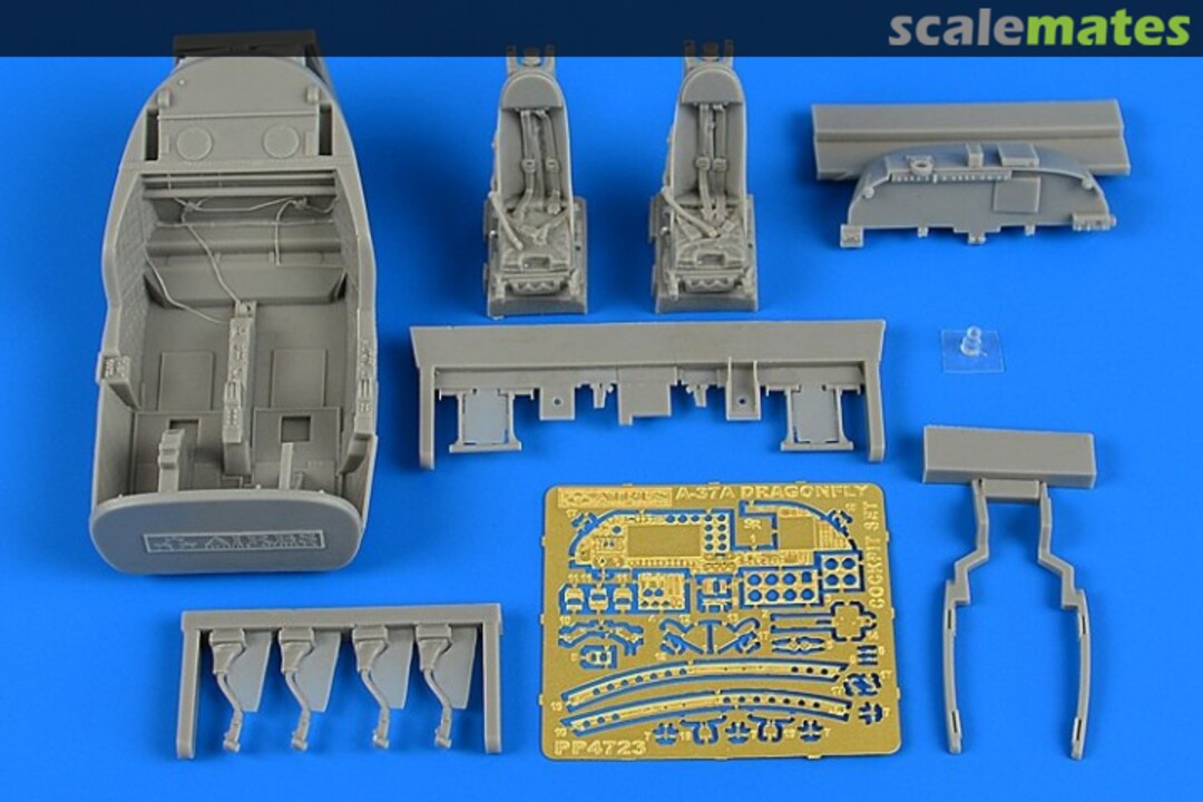 Boxart A-37A Dragonfly Cockpit Set 4723 Aires