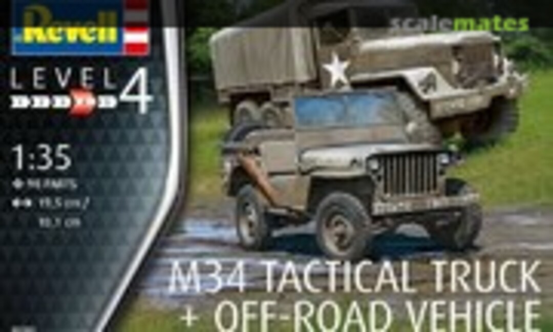 1:35 M34 Tactical Truck + Off-Road Vehicle (Revell 03260)