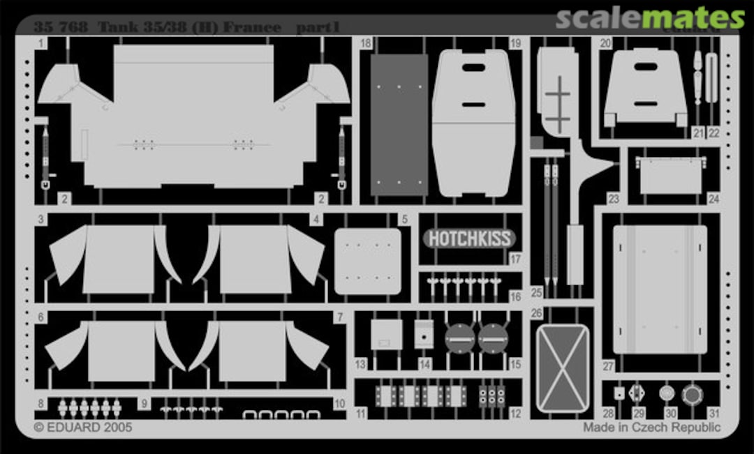 Boxart Hotchkiss H-35/38 (H) 35768 Eduard