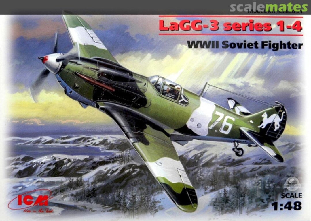 Boxart LaGG-3 Series 1-4 48091 ICM