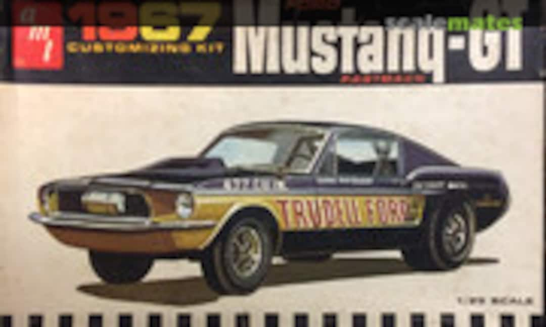 1:25 1967 Ford Mustang GT fastback (AMT 6167-200)