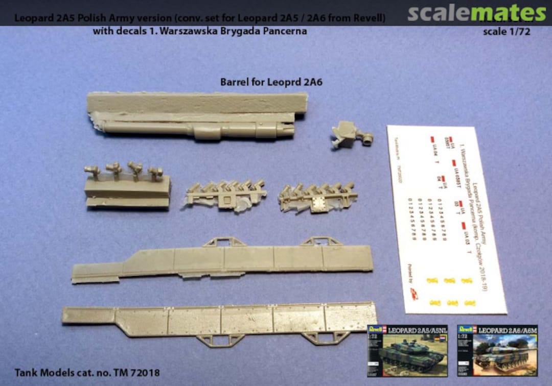 Boxart Leopard 2A5 Polish Army TM72018 Tank Models