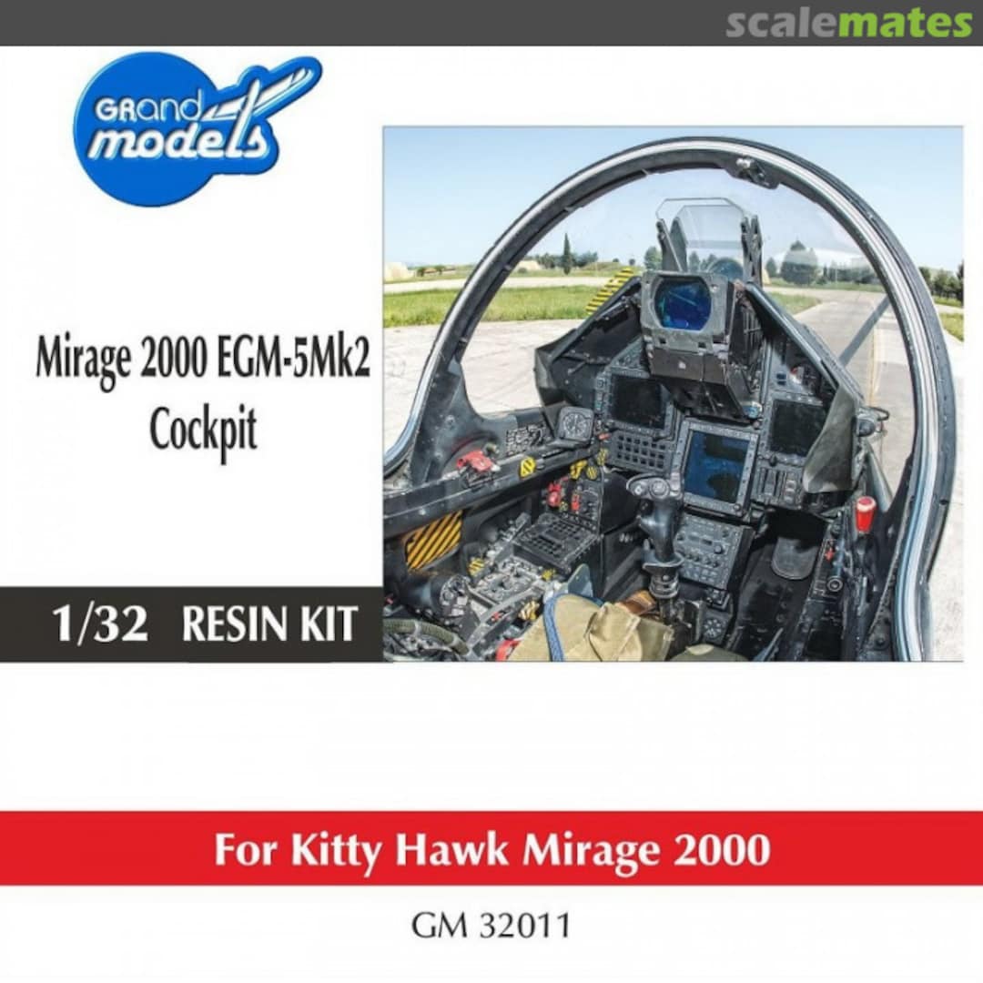 Boxart Mirage 2000 EGM-5Mk2 Cockpit Set GM 32011 Grand Models