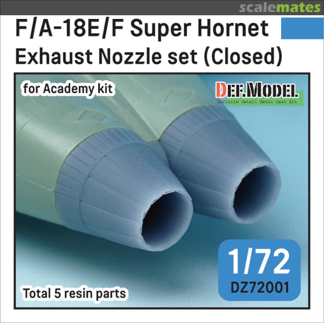 Boxart F/A-18E/F/G Super Hornet Exhaust Nozzle set - Closed DZ72001 Def.Model