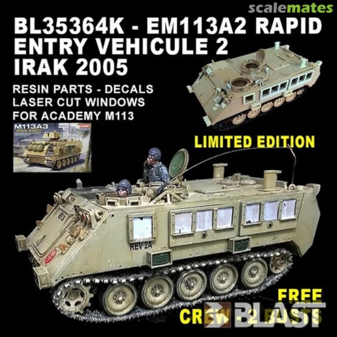 Boxart EM113A2 Rapid Entry Vehicle 2 - Rev2 Iraq 2005 BL35364K Blast Models