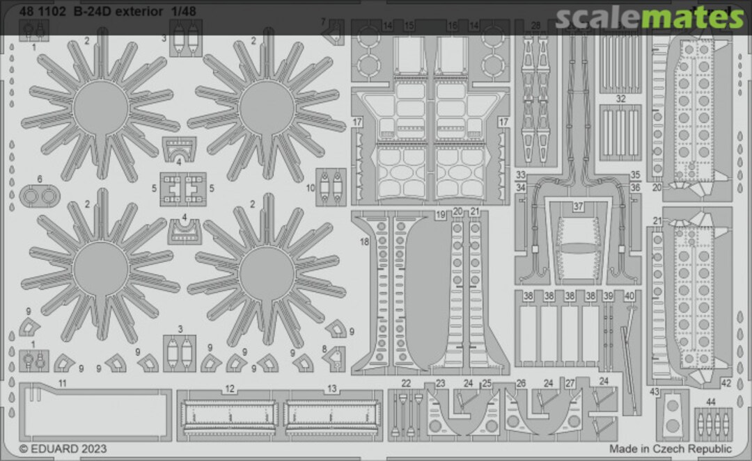Boxart B-24D exterior 481102 Eduard